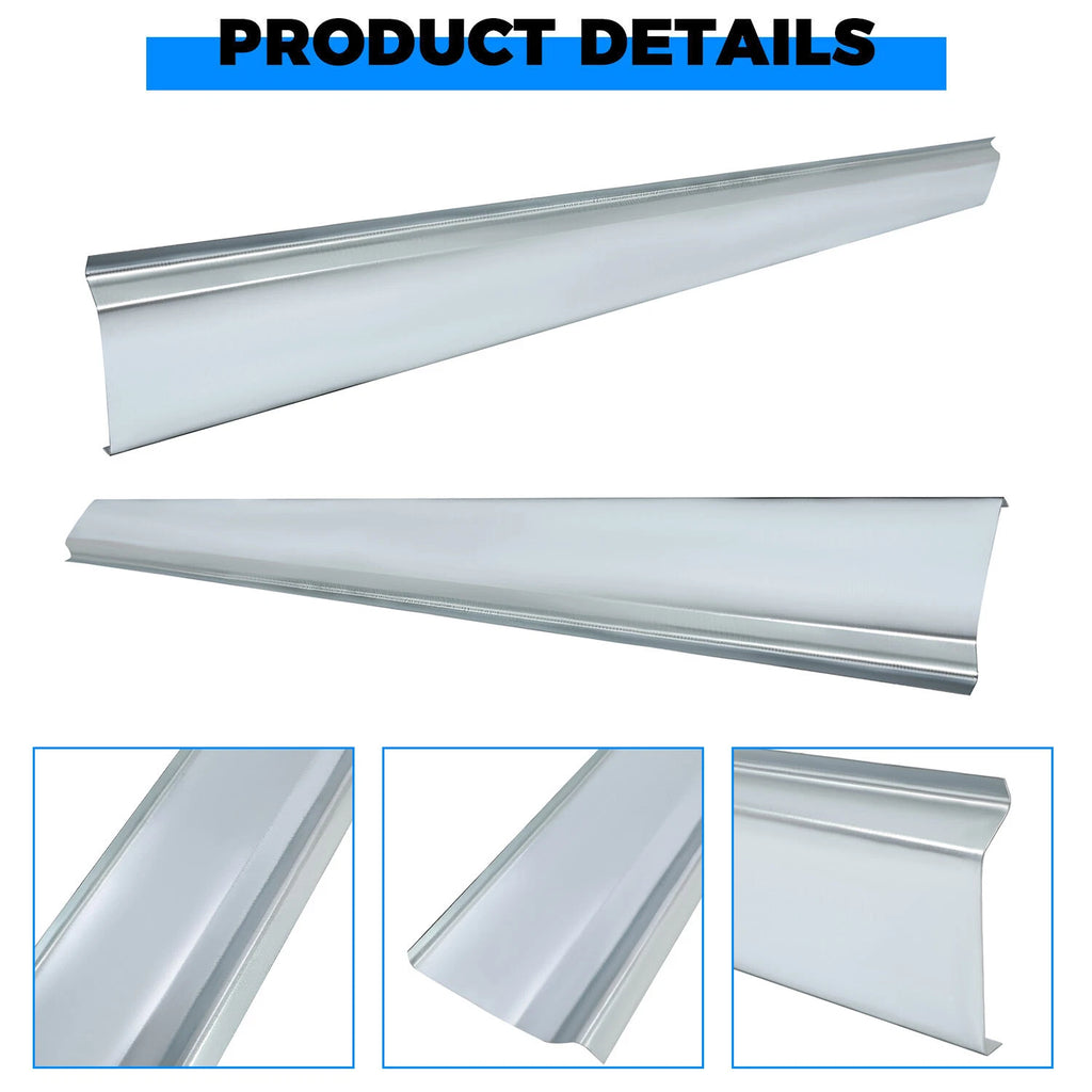 Set of 2 Outer Rocker Panels for Dodge Ram 1500 2002–2008 Quad Cab