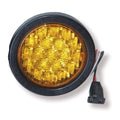 4" Round Amber LED Light Kit 019-01-184 for Multi-Volt Applications
