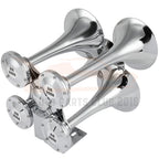 Quad Trumpet Horn for Truck Van Car Boat (12V)