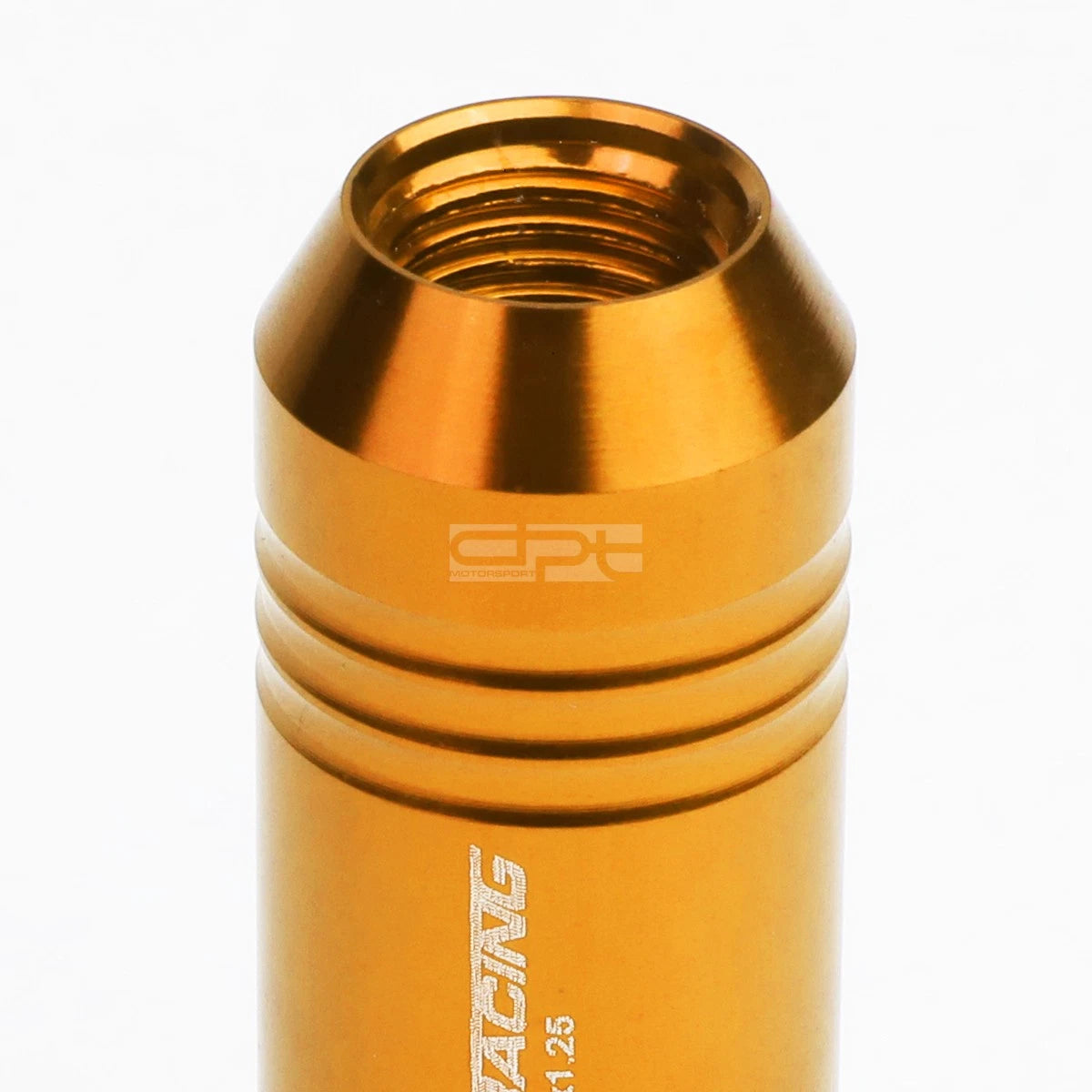 20 PC Open End M12x1.25 60mm Tall Orange Aluminum Lug Nuts for JDM Vehicles