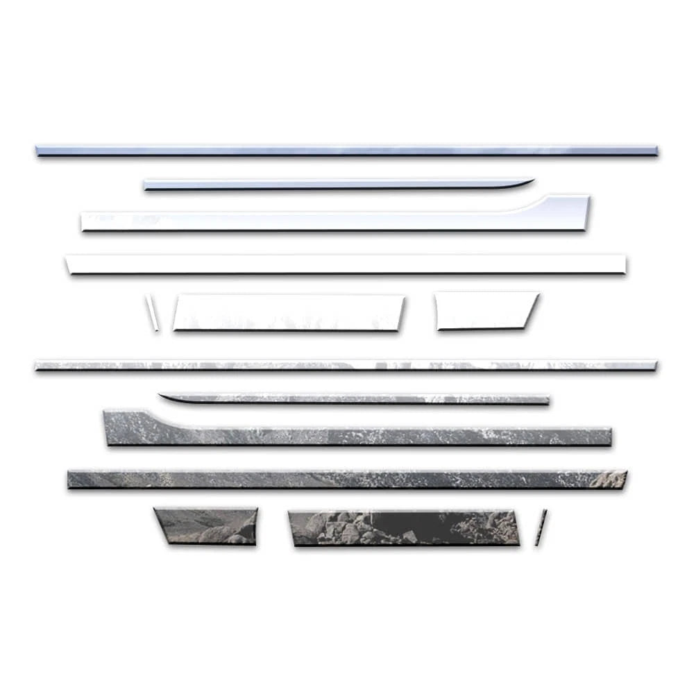 Rocker Panel Replacement Kit with Flares for Dodge Ram Quad Cab (2009–2018)