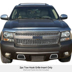 Tow Hook Grille Insert for Chevy Tahoe/Suburban (2007-2014) Chrome Mesh