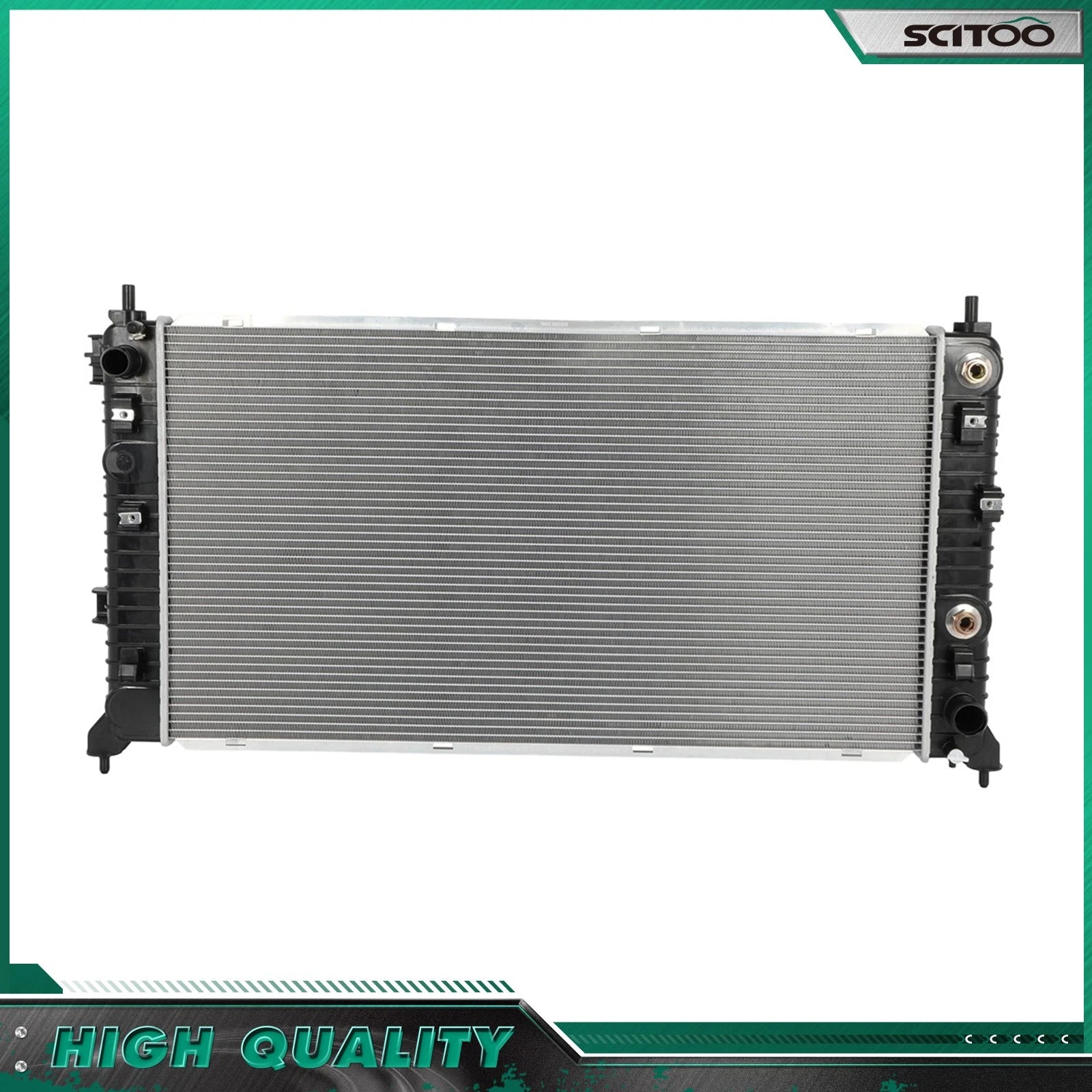Aluminum Radiator for Chevrolet Silverado 1500 GMC Sierra 1500 (2019–2024)