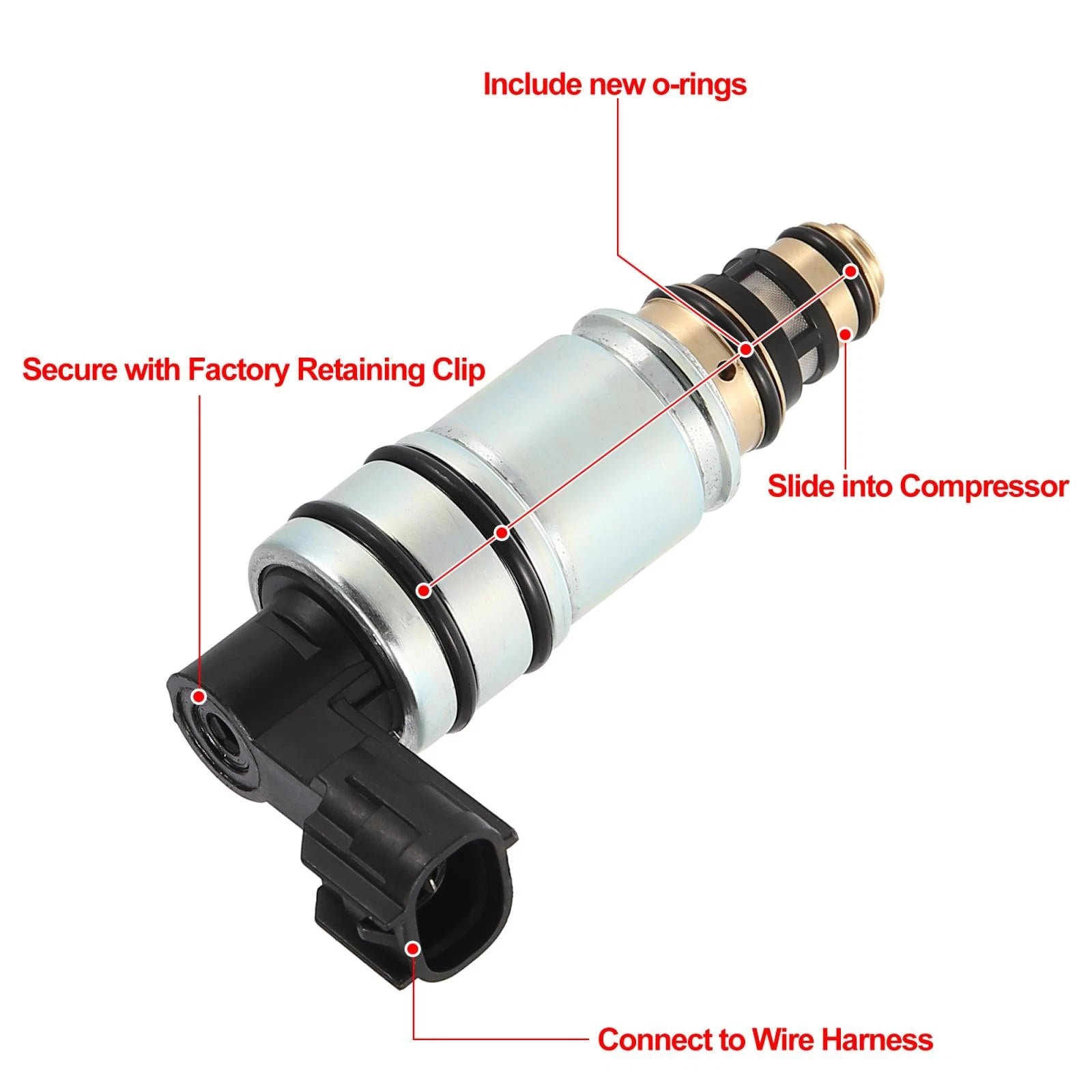 AC Compressor Electronic Control Valve CO29219C for Ford Escape (2013–2016)