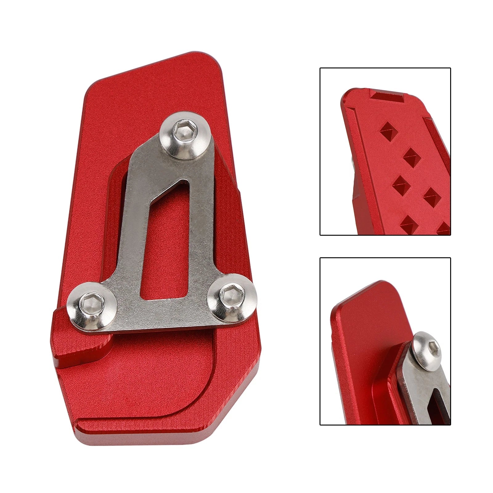 CNC Brake Pedal Extension Peg Enlarger Pad Red for BMW S1000XR (2015–2019)