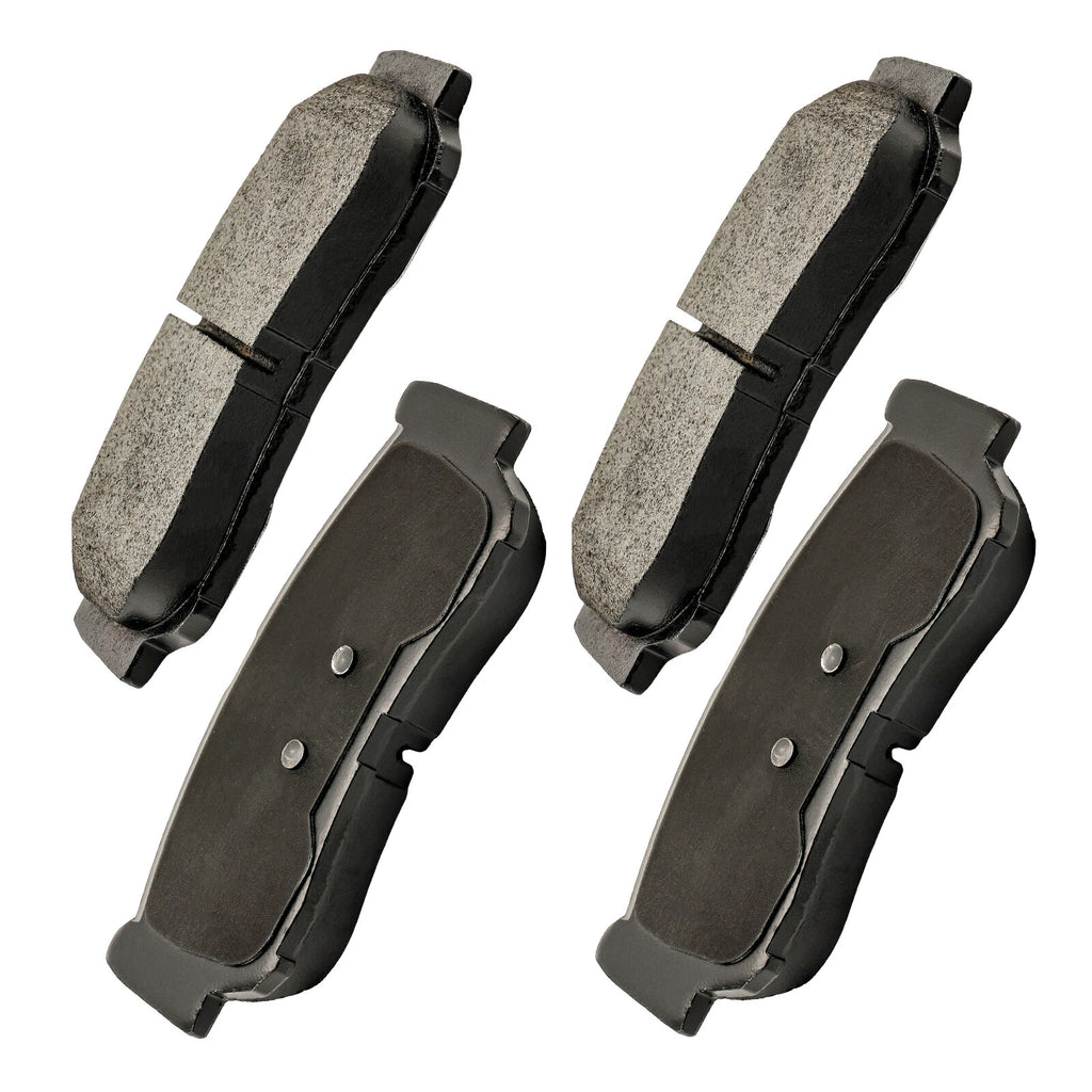 Rear Ceramic Brake Pad Kit for Hyundai Santa Fe (2007–2009)