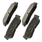 Rear Ceramic Brake Pad Kit for Hyundai Santa Fe (2007–2009)