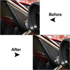 2X Interior Rearview Mirror A Pillar Panel Trim for Alfa Romeo Giulia (2017–2024)
