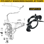 2X Windshield Wiper Washer Nozzle Sprayer Jets for Ford Explorer (2011-2018)