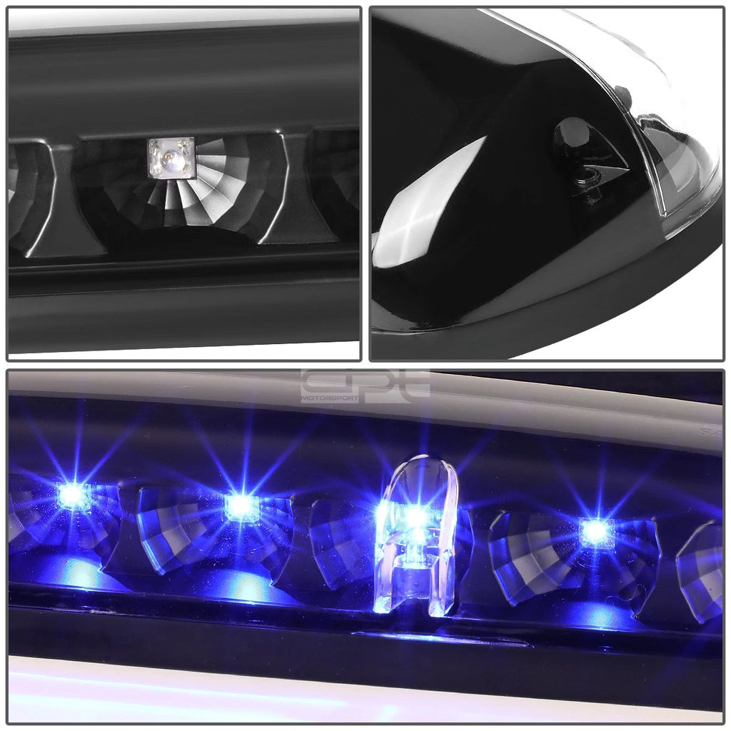 3Pcs Blue LED Cab Roof Running Light Marker Lamps for Silverado Sierra (2002–2007)