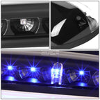 3Pcs Blue LED Cab Roof Running Light Marker Lamps for Silverado Sierra (2002–2007)
