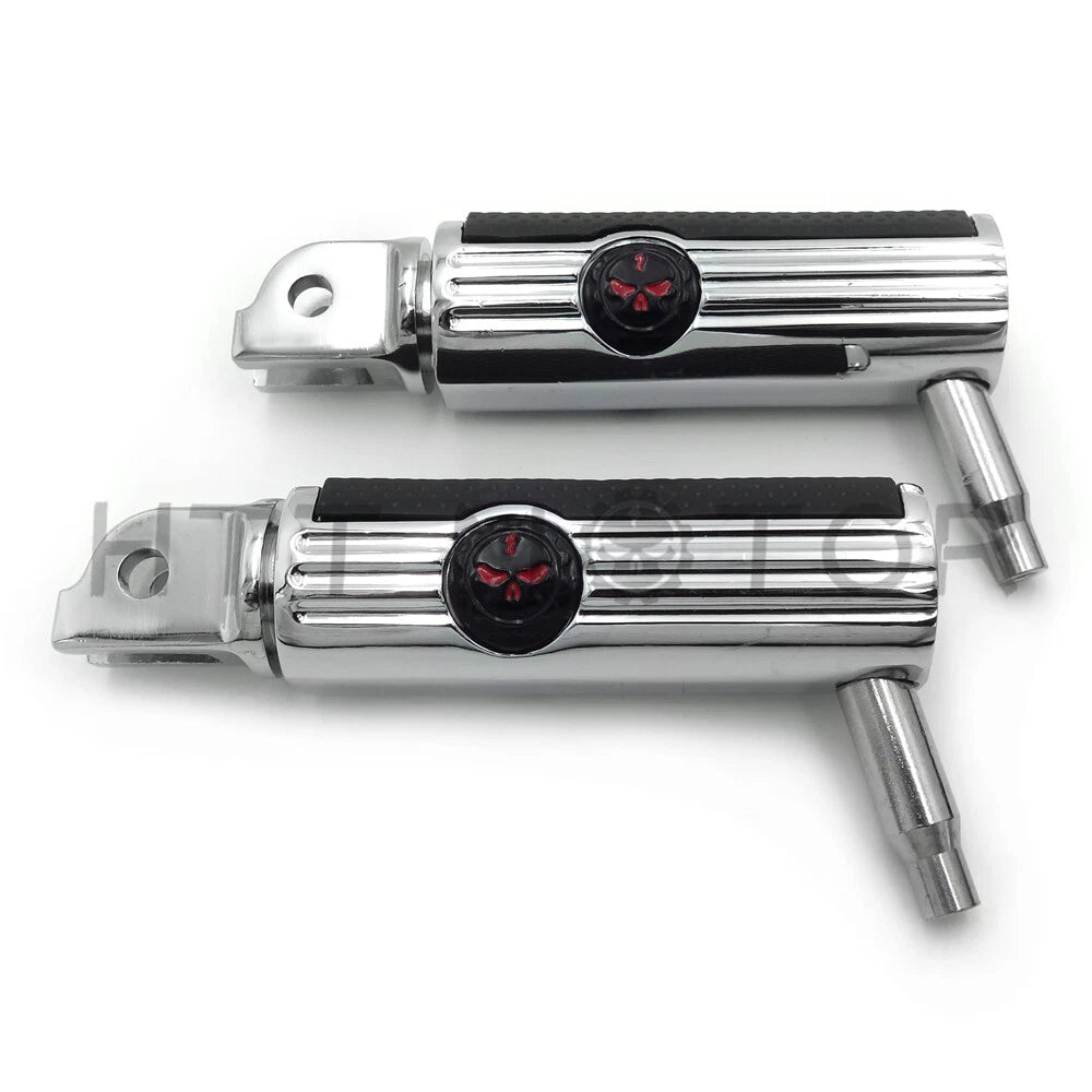 Chrome Footpegs for Harley Breakout FXBR 114 FXBRS (2018–2019)