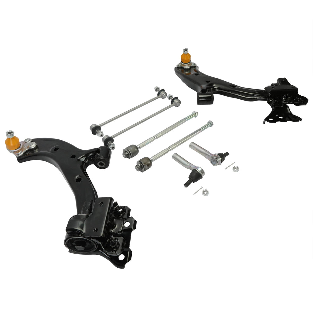 8PC Front Control Arm Ball Joint Tie Rod Sway Bar Kit for Honda CR-V (2007–2011)