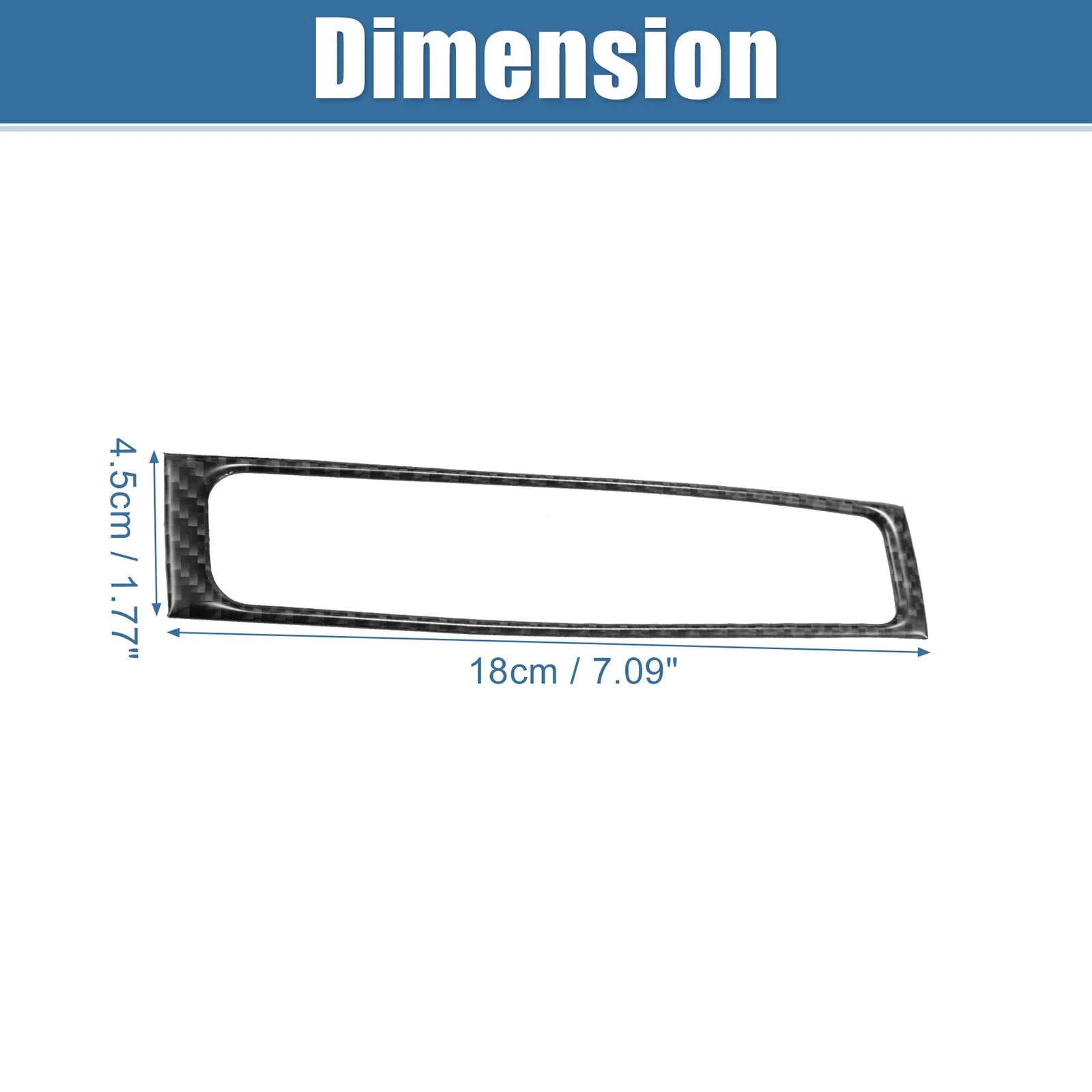 Carbon Fiber Gear Shift Cover Trim for Honda Accord (2013–2017)