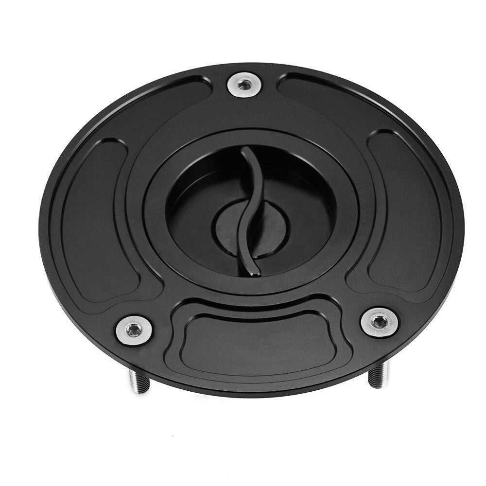 Black Fuel Tank Cap for Suzuki GSX-R600/750/1000 (2004–2013), GSX1300R Hayabusa (2008–2019)