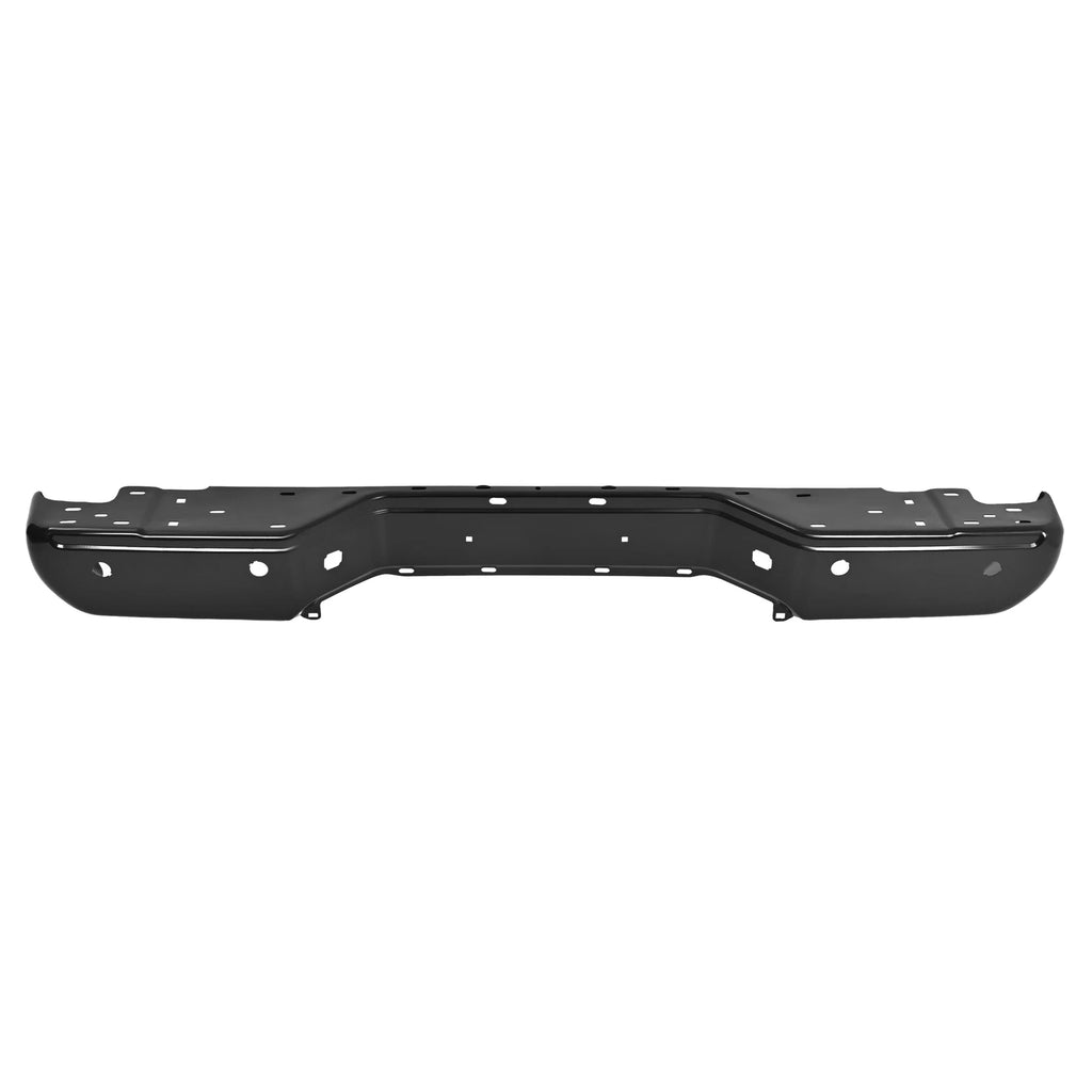 Rear Step Bumper Face Bar for Nissan Frontier (2005–2021) Steel with Sensor Hole
