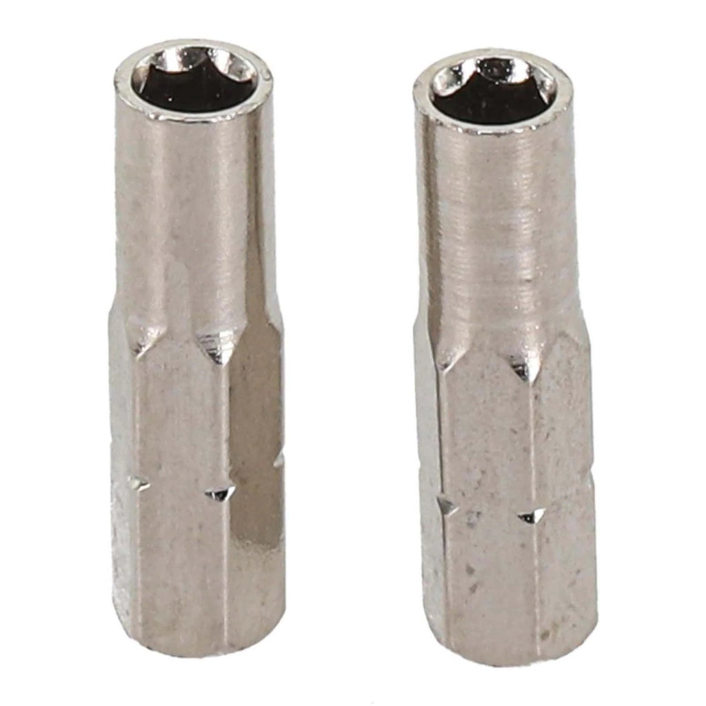 2pcs 6.35mm Insert Bit Adapter to 4mm Hex Shank for Electric Screwdriver