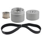 Billet Aluminum Gilmer Belt Drive Pulley Kit for Chevy SBC 283-350 (1960–1995)