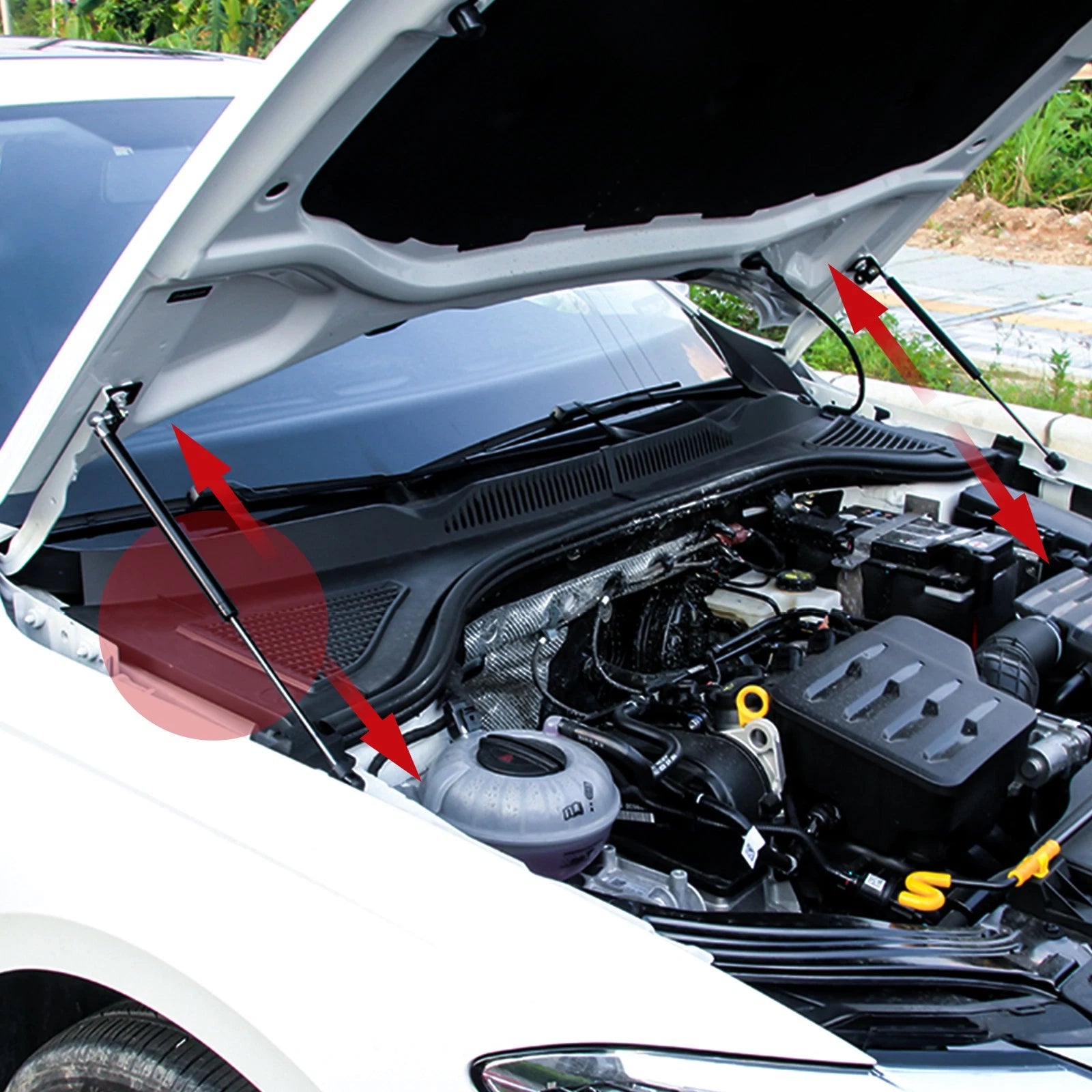 Front Hood Lift Supports for 2002–2010 Ford Explorer 4.0L (2-Pack)