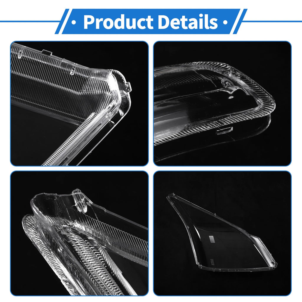 Headlight Lens Cover for Toyota Prado (2003–2009) PC Clear