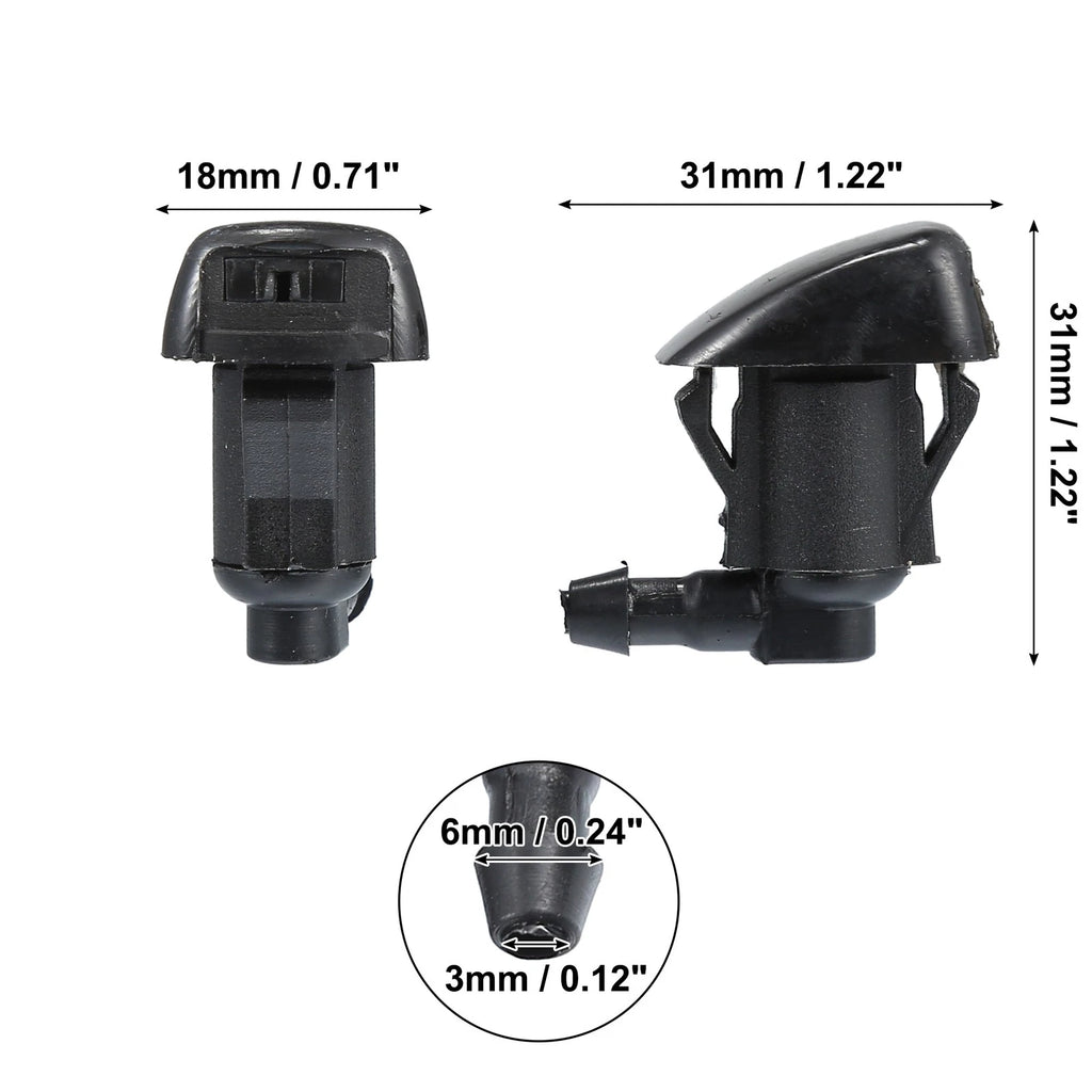 1 Pair Windshield Washer Nozzles for Toyota Solara (2004–2008)