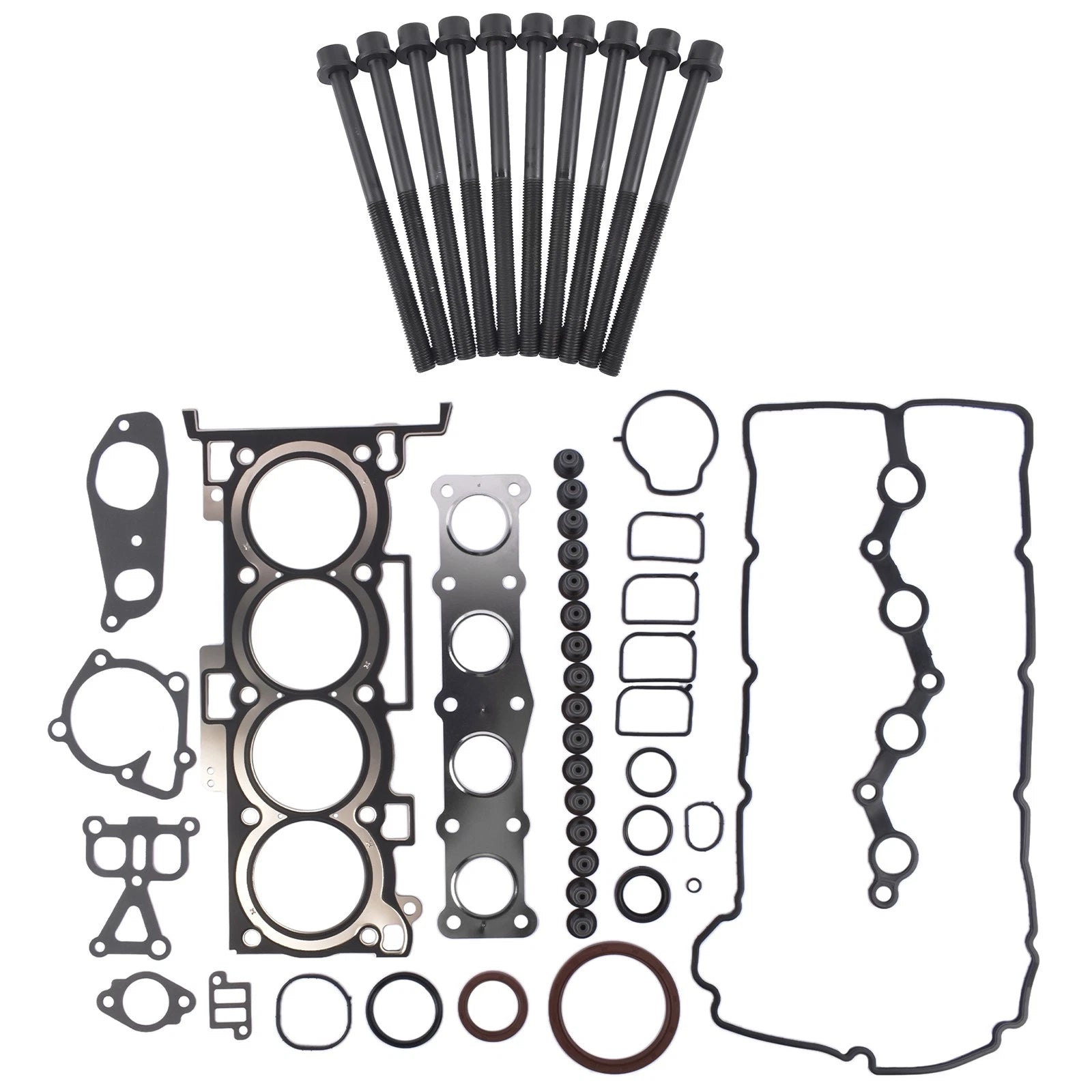 Engine Overhaul Gasket Kit with Head Bolts for Hyundai Sonata Kia Optima