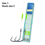 16pcs Drop Shot Rig with Hook Sizes #4 #5 #6 for Fishing