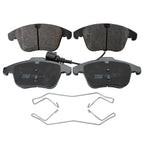 Set of 4 DuraGo Front Rotors & TRW Pro Low-Metallic Brake Pads for Passat Tiguan Q3 (2012–2021)