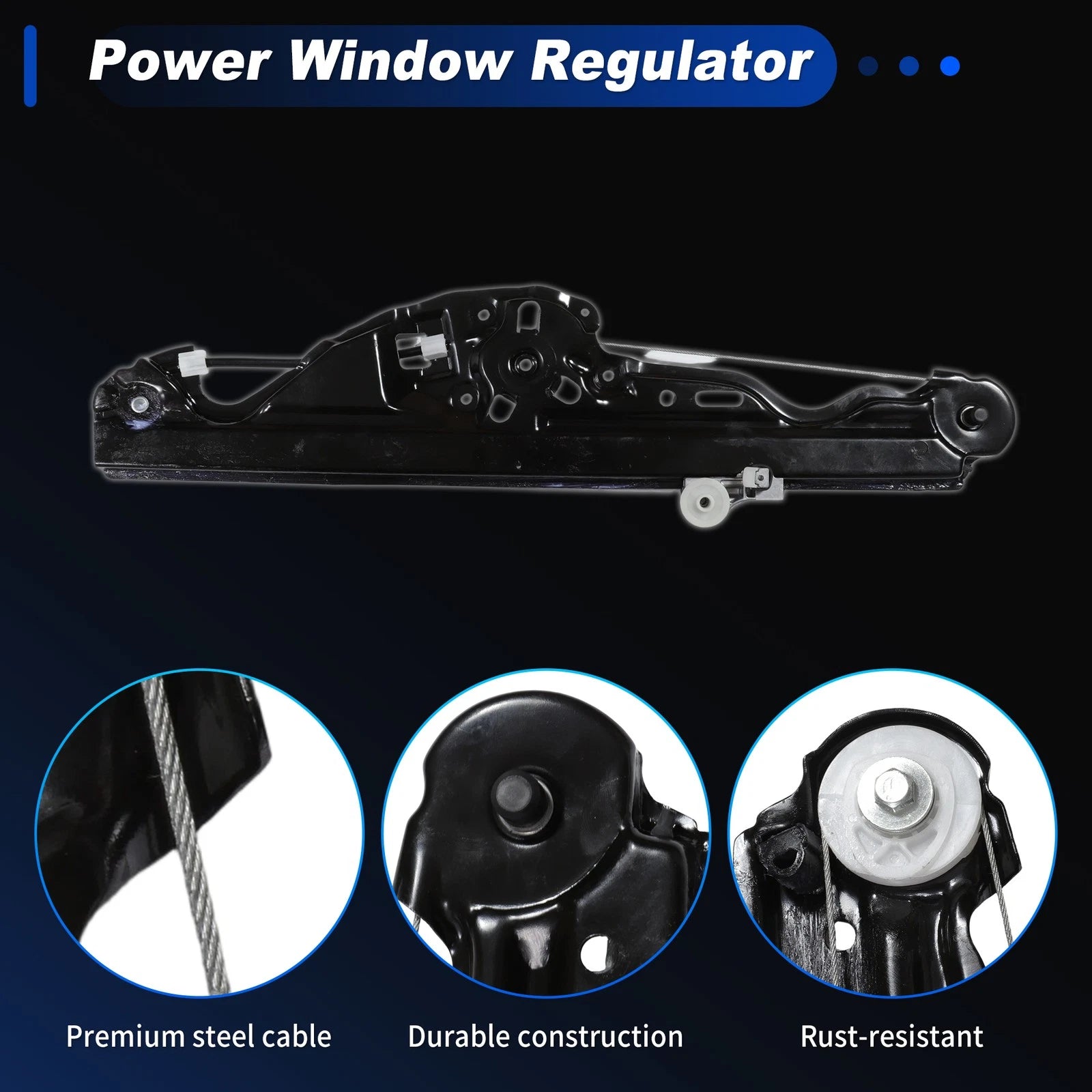 Rear Left Power Window Regulator for BMW 5 Series E60 (2005–2010) No. 51357184745