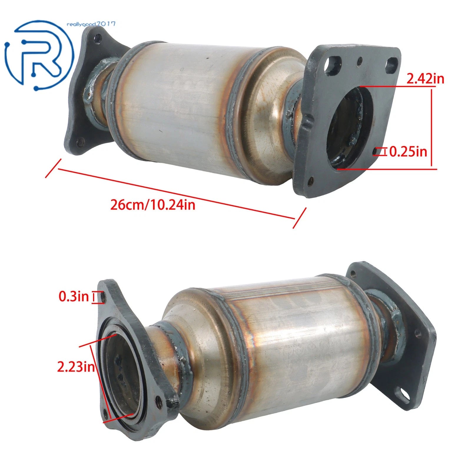 Front Catalytic Converter for Buick LaCrosse Chevrolet Impala (2010-2016)