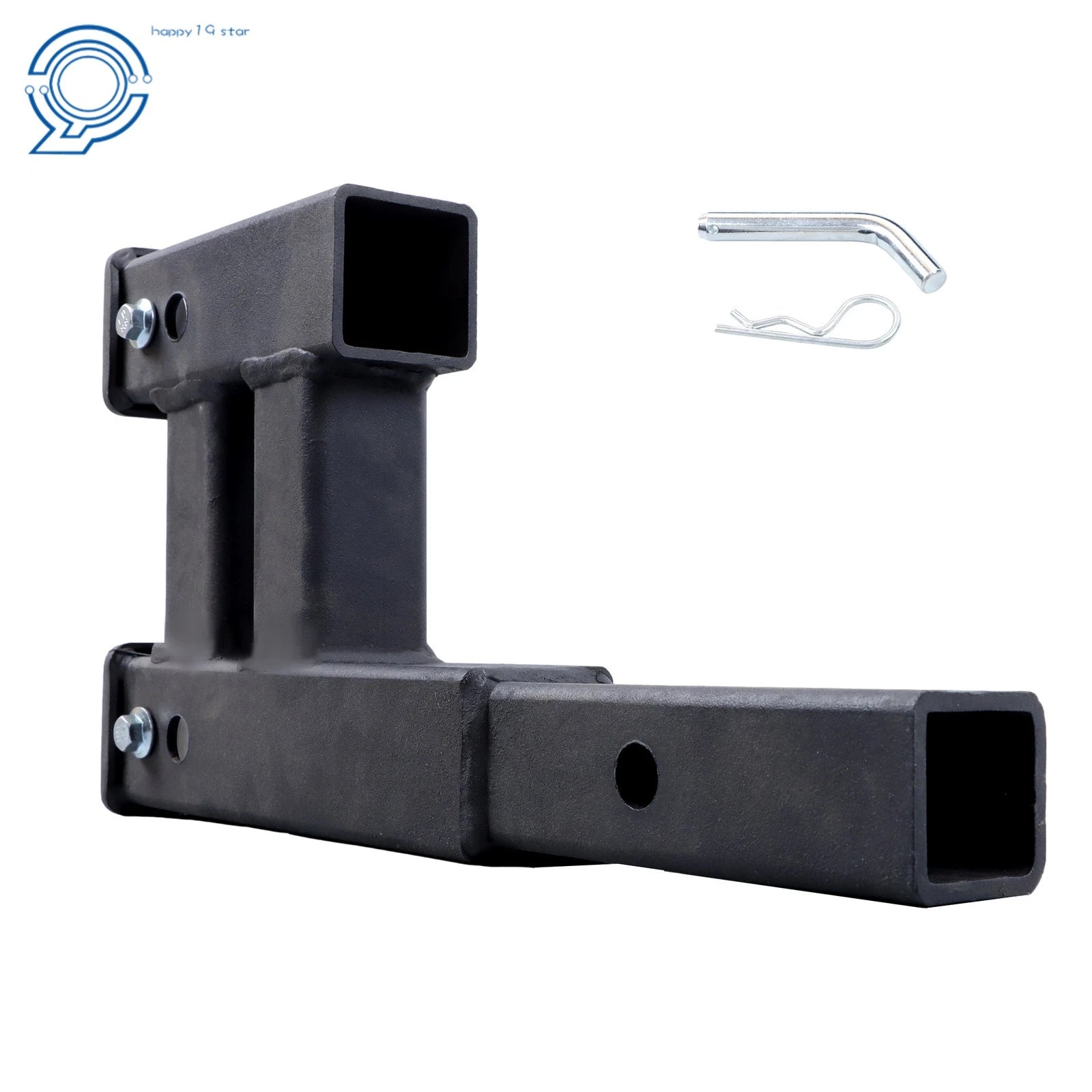 Dual 2" Trailer Hitch Receiver Adapter for Truck (4000LB)