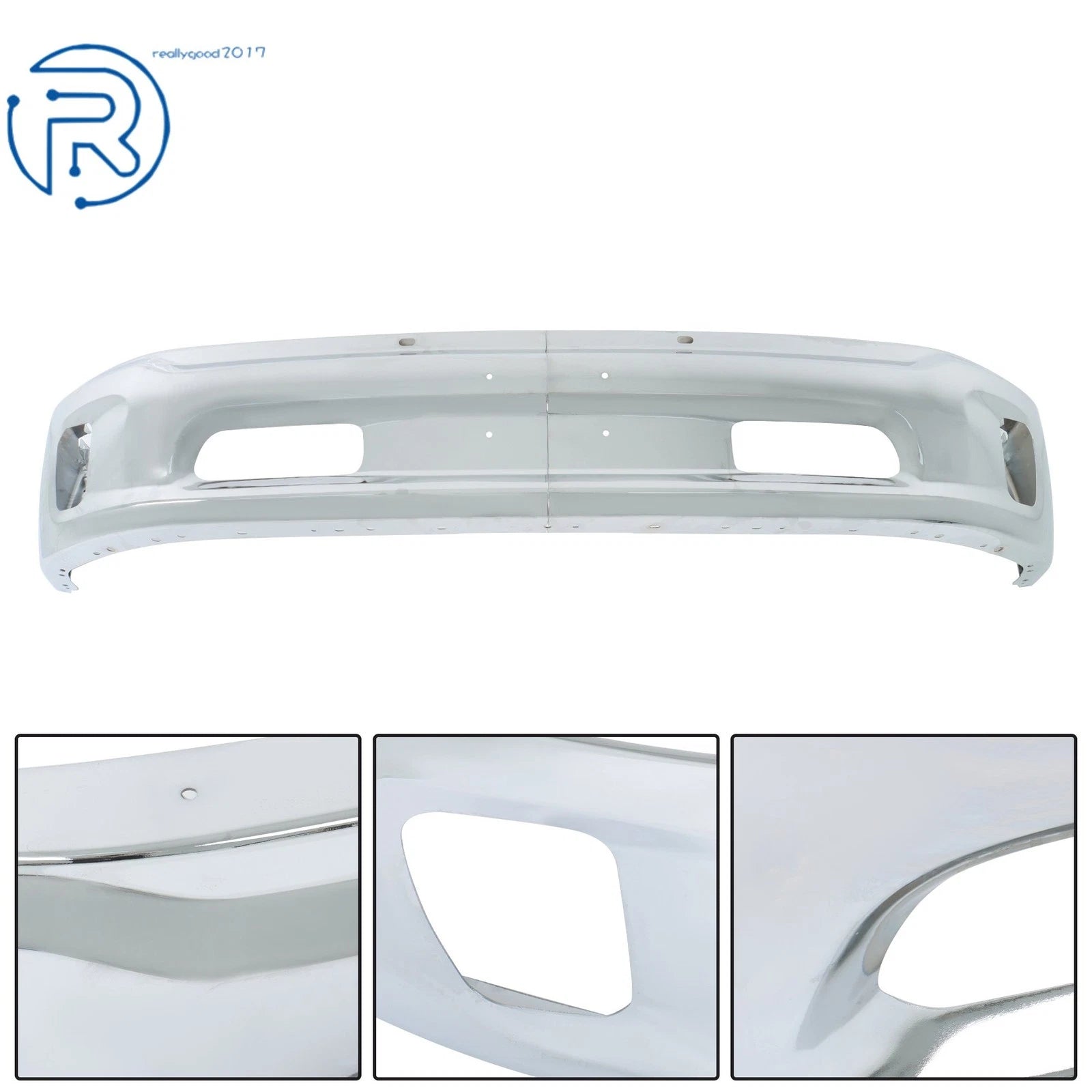 Metal Front Bumper with Fog Light Holes for RAM 1500 (2013–2023)