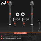 Set of 4 Outer & Inner Tie Rods for Chrysler Sebring (2001-2005)