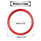 Set of 4 Car Vent Ring Outer Trim for Audi A3 