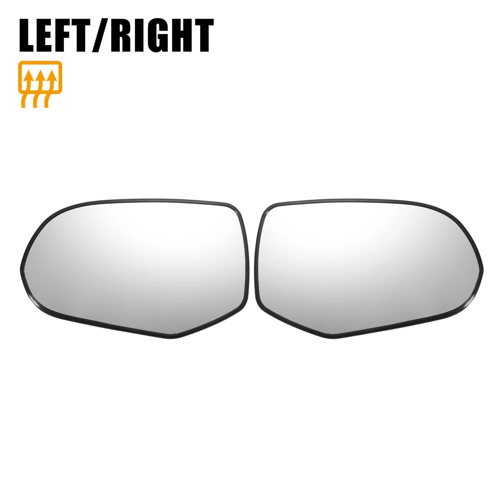 Pair Heated White Mirror Glass for Honda Odyssey (2006–2008)