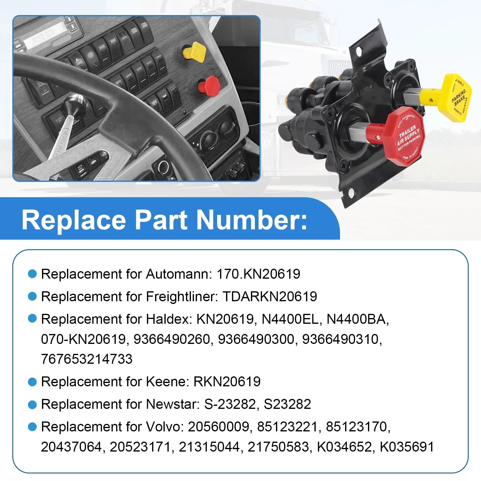 Air Brake Control Valve for Volvo (2000–2023)