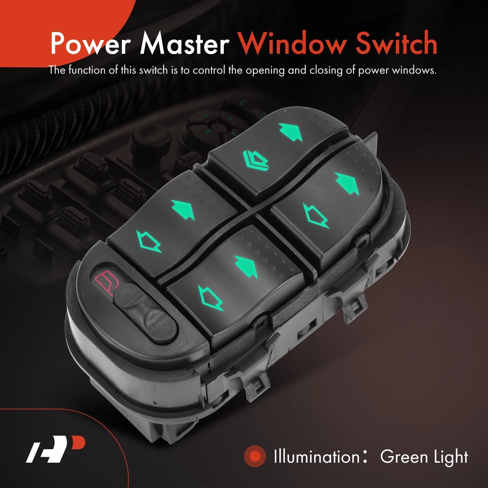 Front Left Power Window Switch for Ford Focus (2000-2007)
