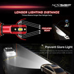 2X NOVSIGHT 9005 HB3 LED Headlight Bulbs Kit Hi/Lo Beam (10000LM)
