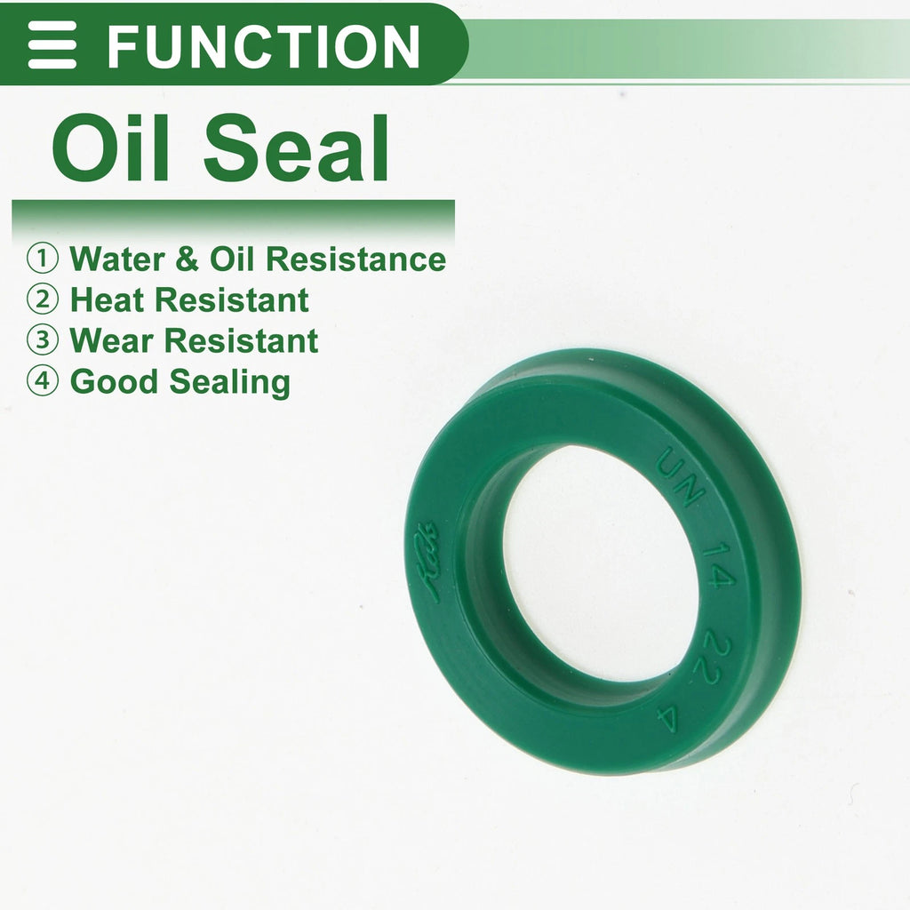 Oil Seal Ring for Various Models (14x22x4mm, Set of 5, High Pressure)