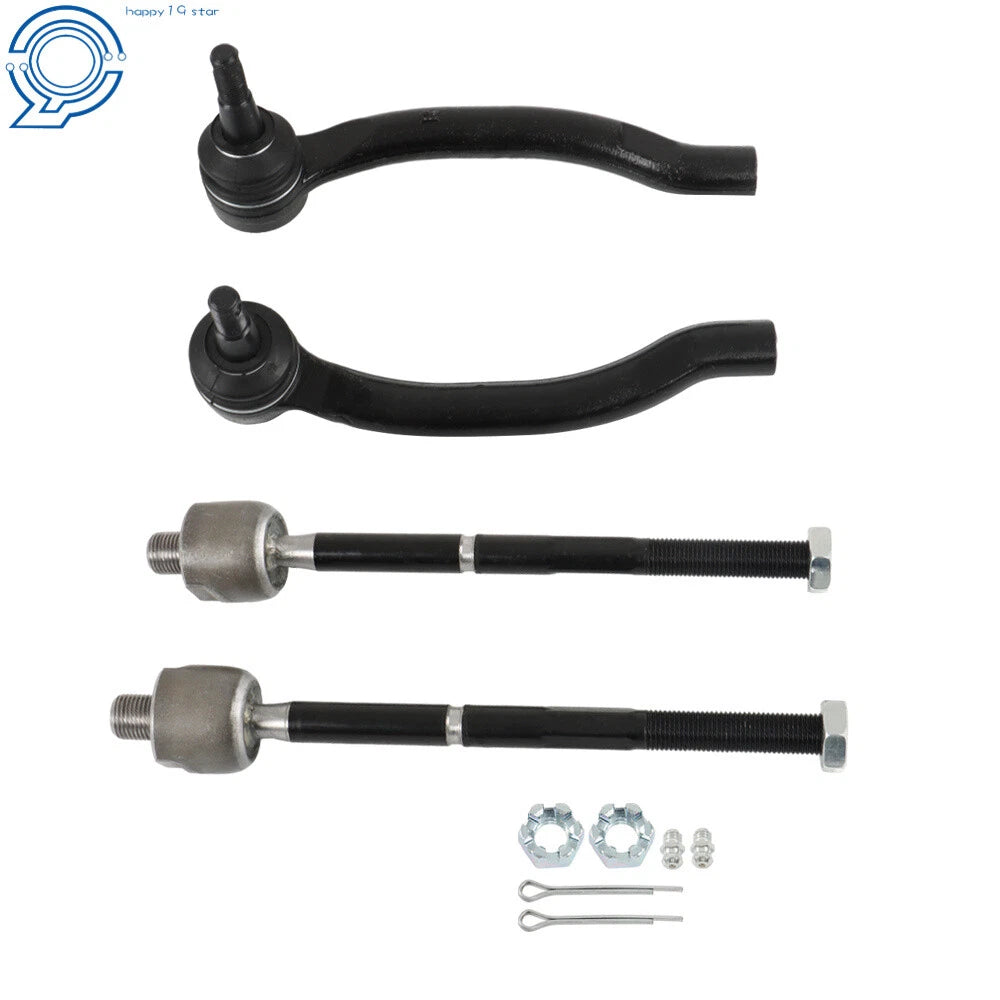Front Inner Outer Tie Rod End for Nissan Altima (2013–2018), Maxima (2016–2019)