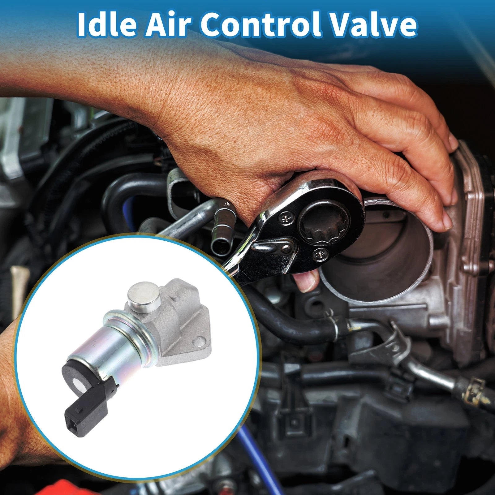 Idle Air Control Valve for Ford Fiesta IV (1995–2002) No. 95BF9F715AC