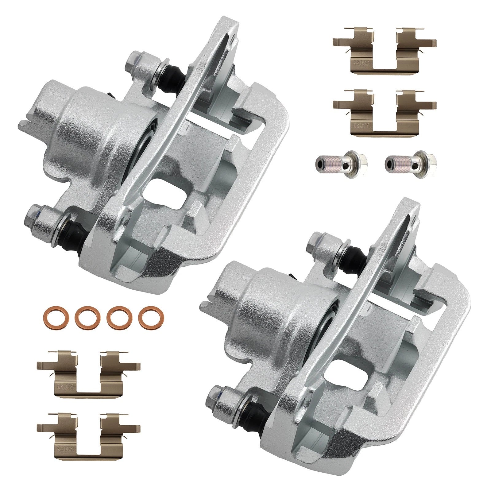 Rear Brake Caliper Kit w/Bracket for Subaru Baja Legacy Outback (2003–2006) 19-B2583 19B2582