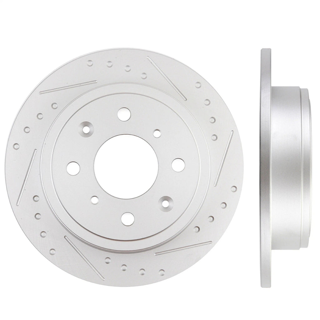 Rear Brake Rotors Pair for Honda Civic, Acura Integra, CRX, Accord, Prelude