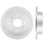 Rear Brake Rotors Pair for Honda Civic, Acura Integra, CRX, Accord, Prelude