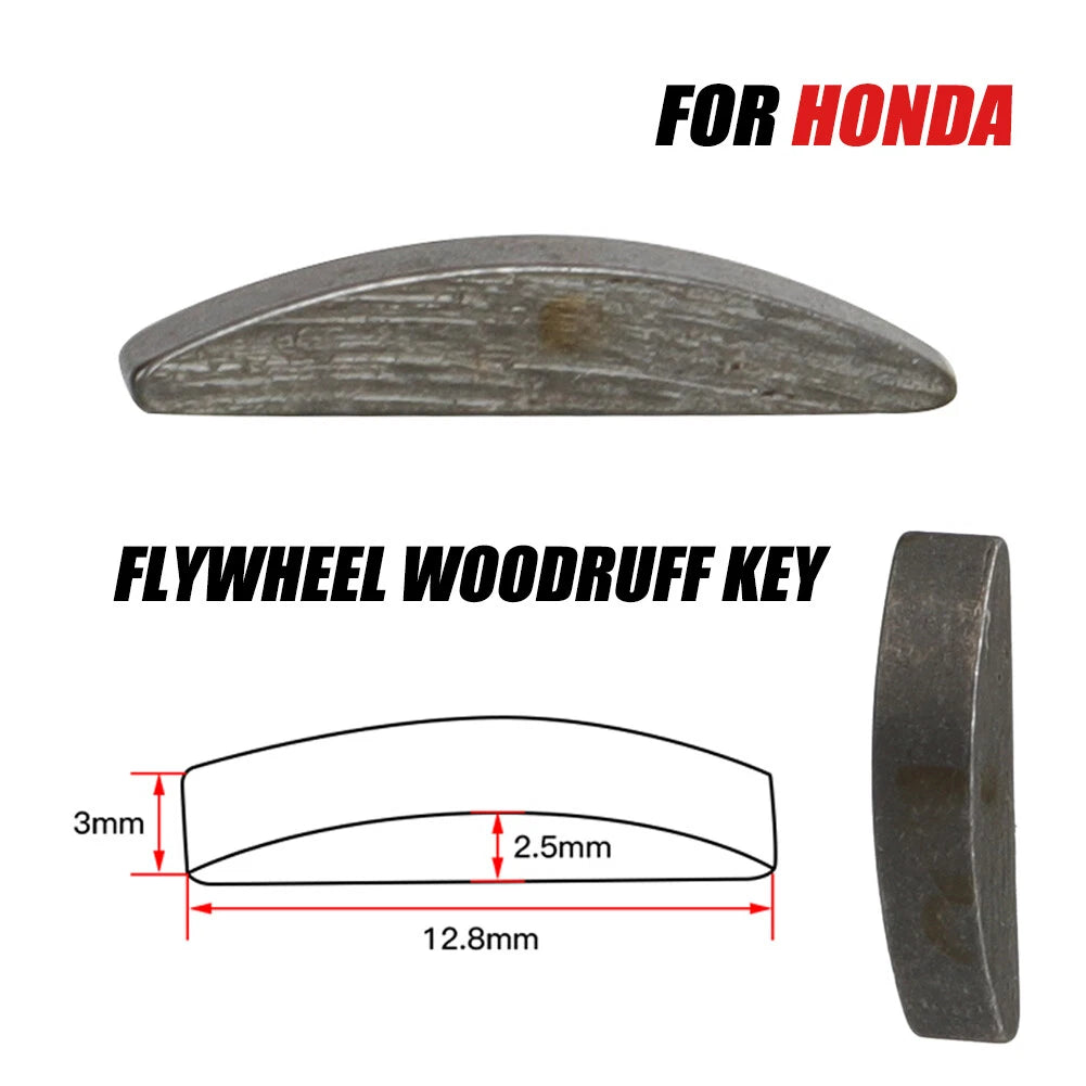 Flywheel & Woodruff Key for Honda Z50 Z50R CT70 SL70 XL70 MR50 XR75 (1970–1999)