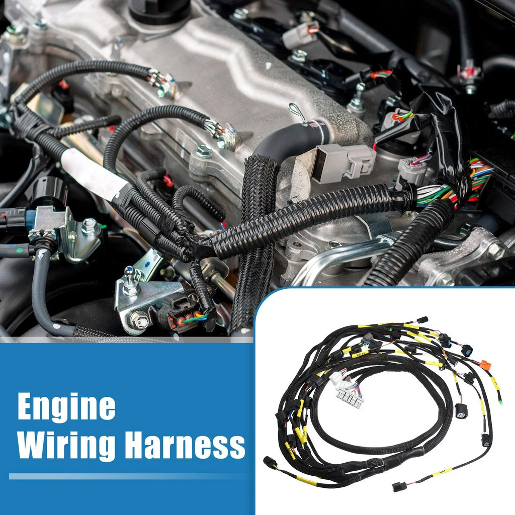 Tucked Engine Wiring Harness for Honda Acura K-Swap CRX K20 K24 K-Series