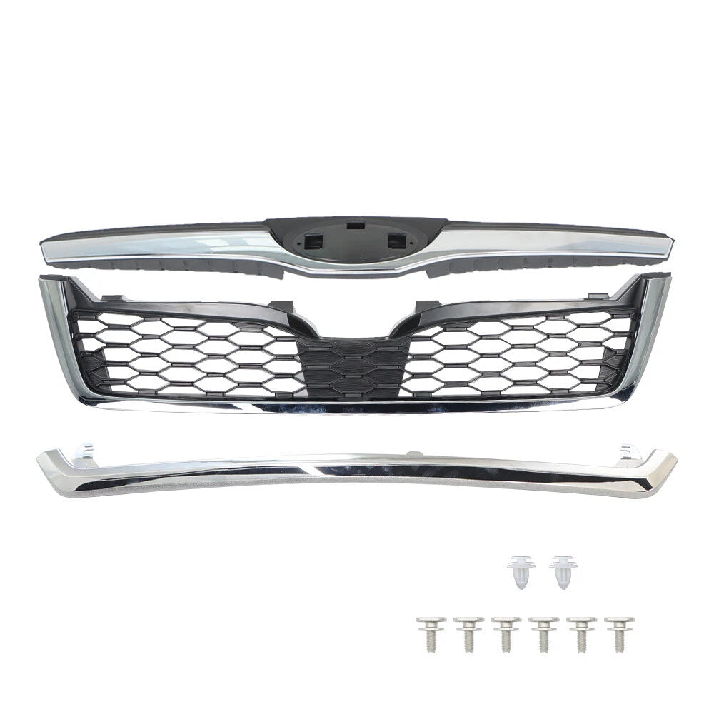 Front Upper Chrome Grille for Subaru Forester (2014-2018)