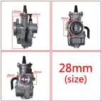 28mm Carburetor with Power Jet for PWK28 125-150cc 2/4 Stroke ATV (2010–2023)