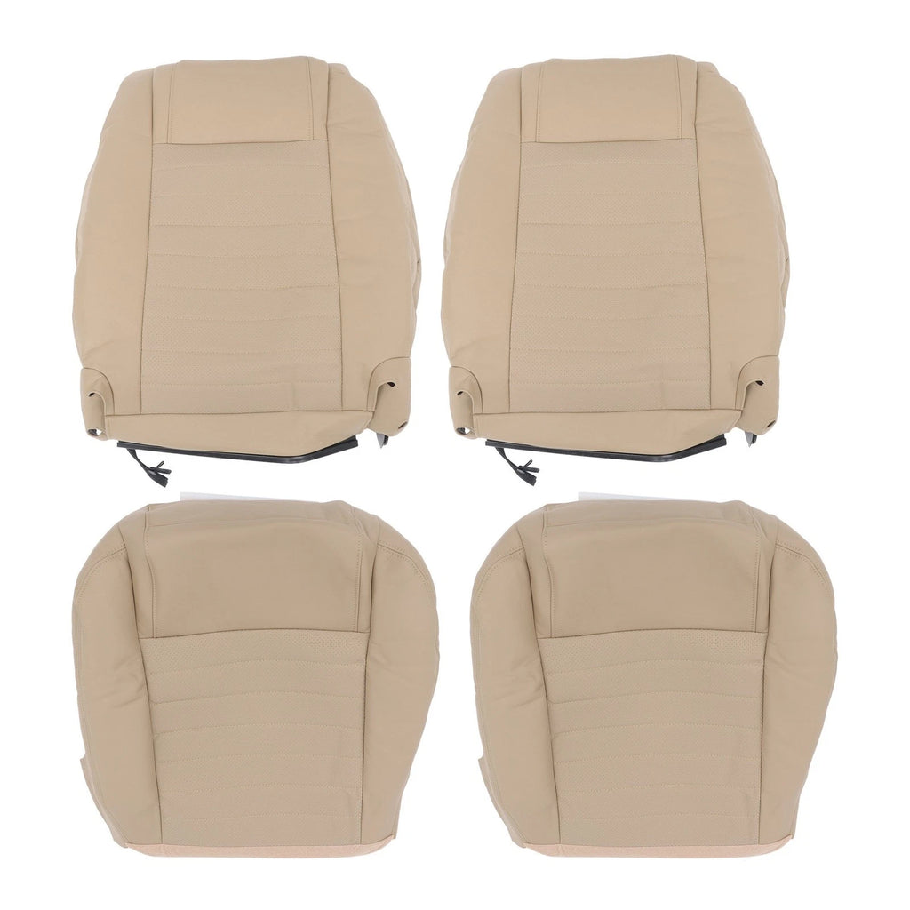 Set of 4 Tan Front Seat Covers for Ford Mustang GT (2005–2009)
