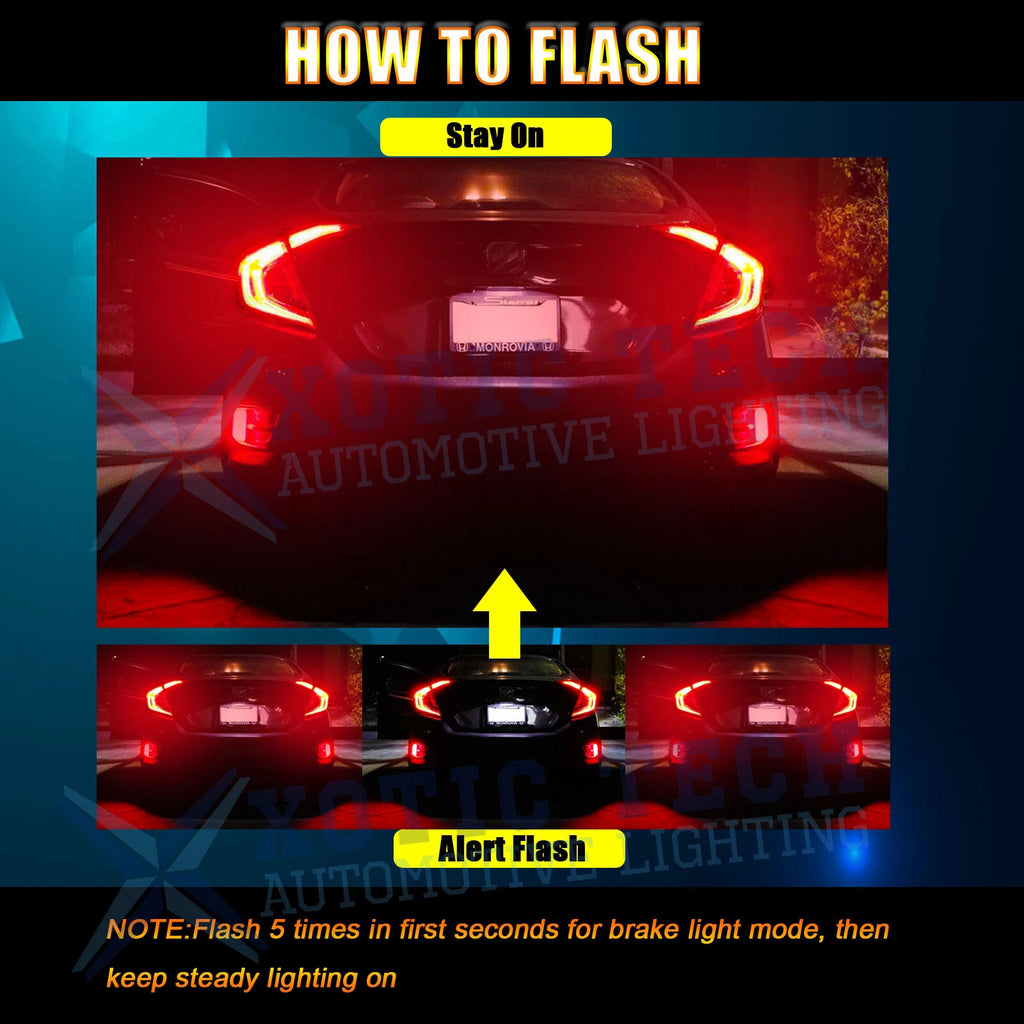 Flashing LED Brake Tail Light for Acura and GMC (2021-2022)